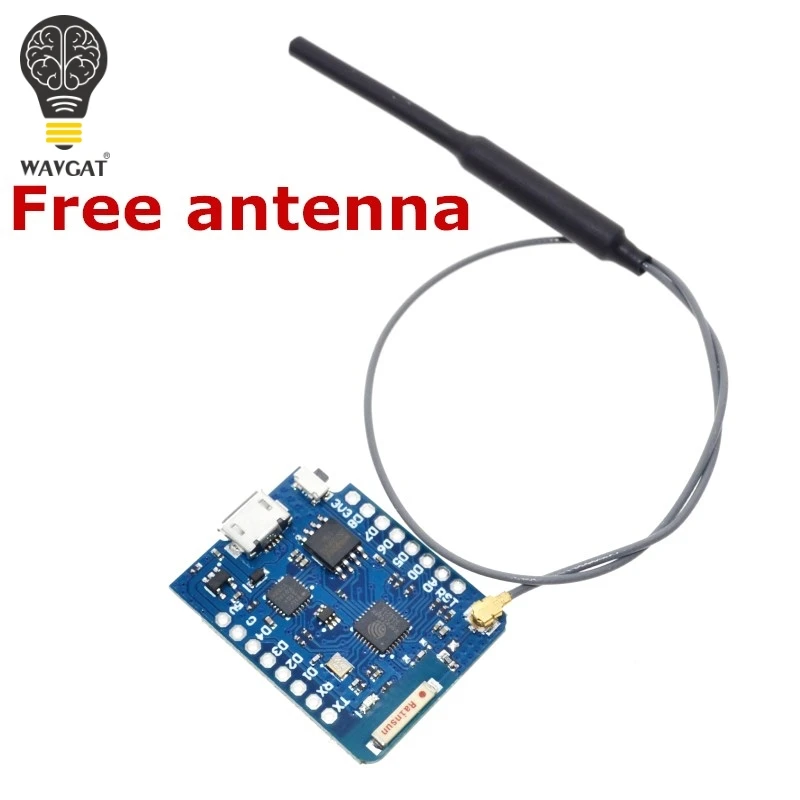 1 шт. WeMos D1 mini Pro 16M байт внешний антенный разъем ESP8266 WIFI + бесплатная антенна|d1 mini|mini