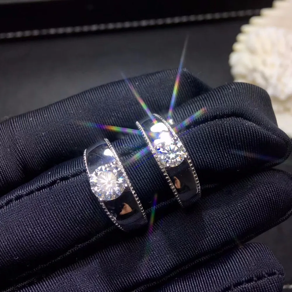 Moissanite твердость 0.5ct 9 3 алмазные заменители могут быть протестированы