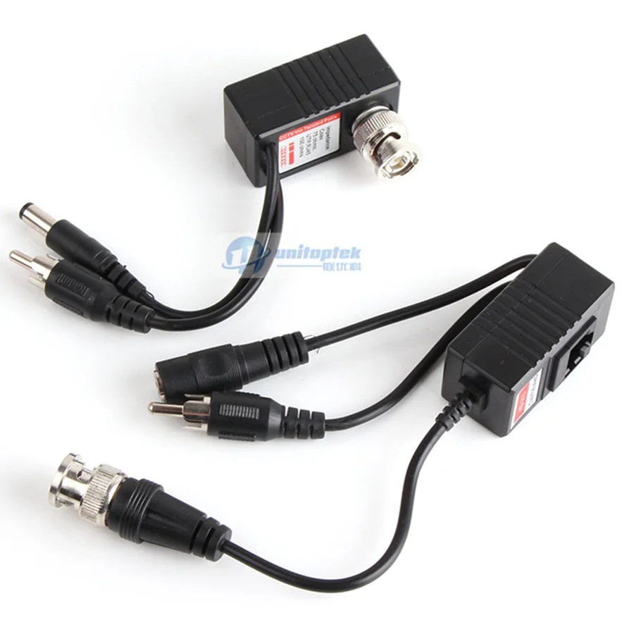 5 пара/лот CCTV CAT5/5E/6 кабель балун RJ45 Видео Мощность Балун Аудио для HD AHD HDCVI HDTVI 720P камера|balun rj45|power balunbalun video |