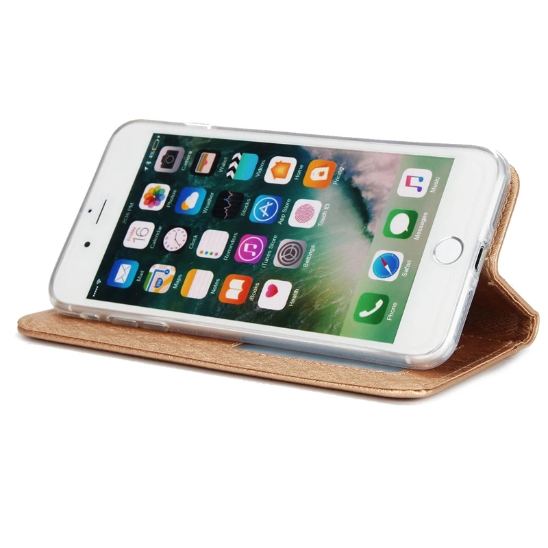 Съемный чехол HOTR из шелковой кожи для iphone X/8/8 Plus/7/7 Plus/6/6s/6 plus/6s plus/5/SE