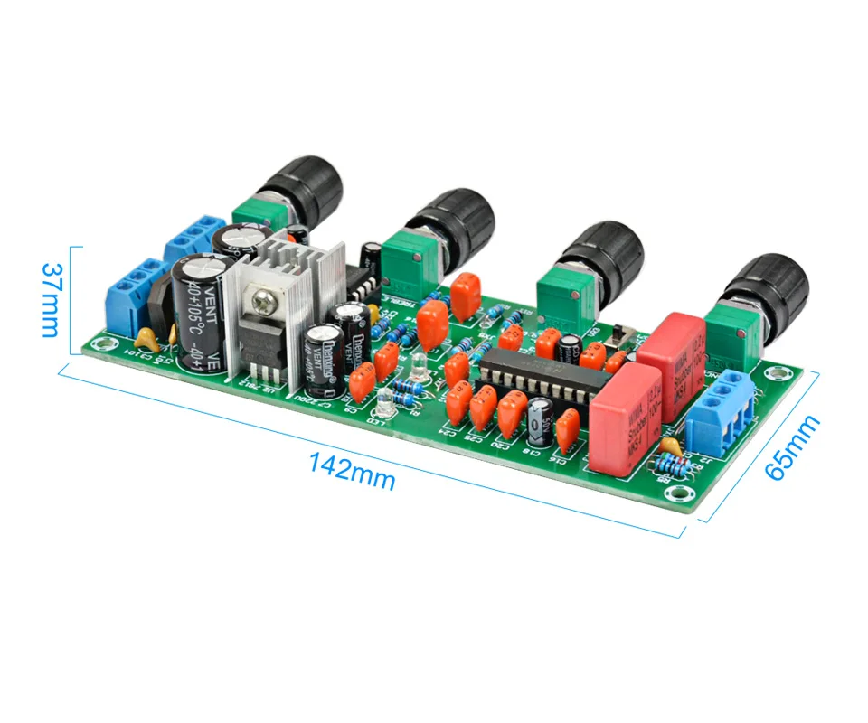 AIYIMA усилители аудио Amplificador Предварительный усилитель плата LM1036 N+ NE5532 предусилитель фронтальный Fever Tone Board