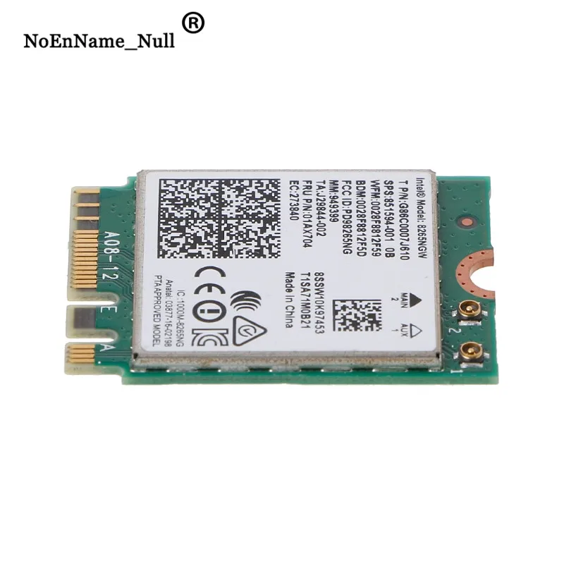 Двухдиапазонная беспроводная карта NGFF Wifi 2 4/5 ГГц для Intel 8265 AC AC8265 8265NGW M.2 Прямая