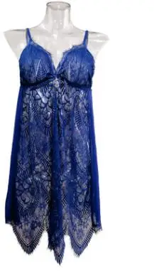 blue Новинка, женское сексуальное белье, прозрачные сексуальные пижамы, Дамские кружевные трусики - Цвет: blue