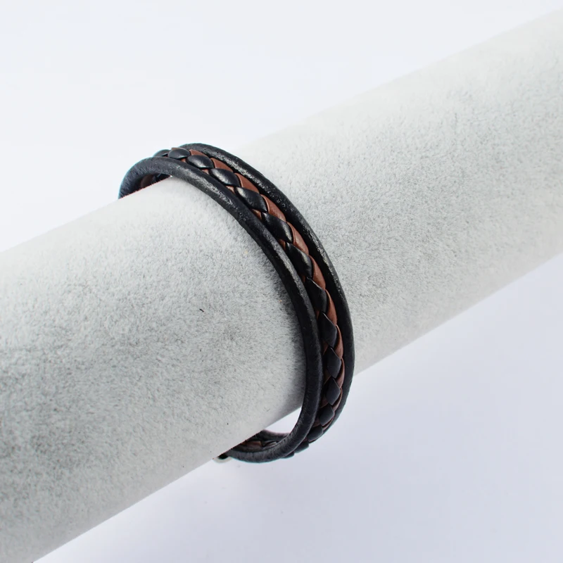 Wholesale 2015 Fashion Jewelry Handmade Wrap PU Leather Bracelet Punk Multilayers Men Wristband bracelets bangles Free Shipping | Украшения