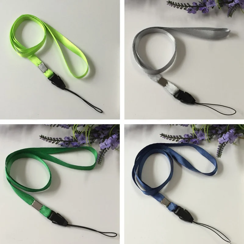 10 шт./лот рандомный цвет ремешки на шею для телефона идентификационная карта