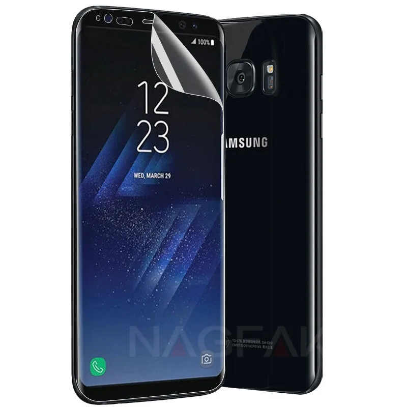 4D изогнутая мягкая защитная пленка для samsung Galaxy S8 S9 S10 Plus lite Note 8 9 S7Edge полное