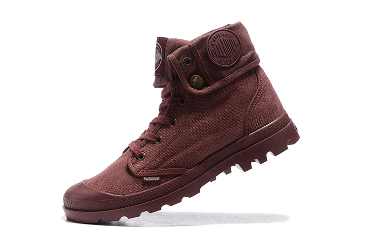 Женские парусиновые кроссовки PALLADIUM фиолетовые повседневные ботильоны в стиле