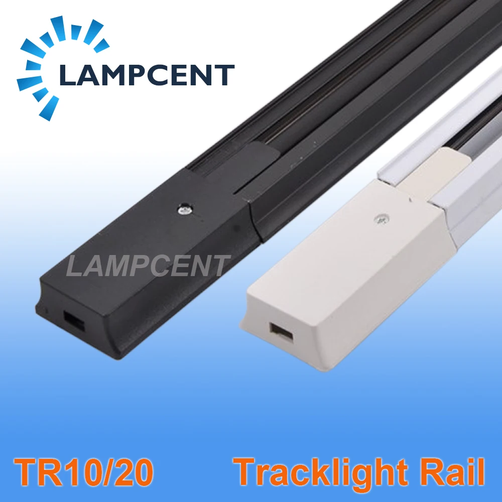 4-20 PCS/Pack Universal Rails for LED Track Light Lamp 2 Wire LED track Rail fixture