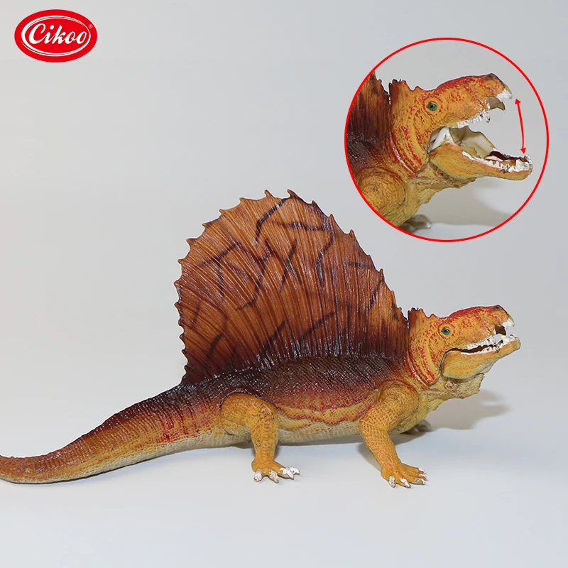 Dimetrodon динозавр Игрушечные лошадки PVC Фигурки мир Юрского периода парк динозавров