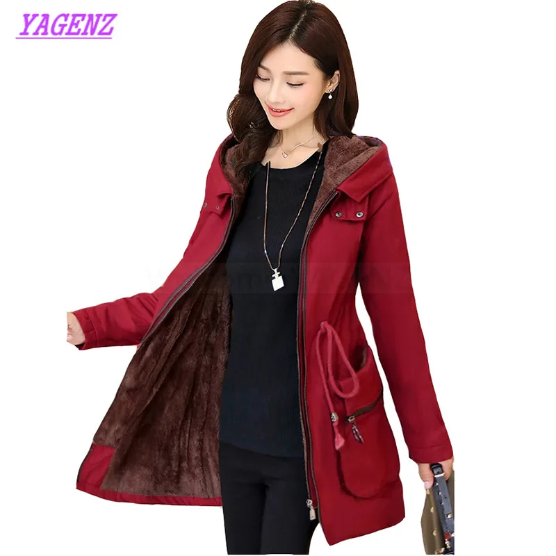 Женская зимняя длинная куртка с капюшоном B320|cotton jacket|cotton down jacketjacket women slim |