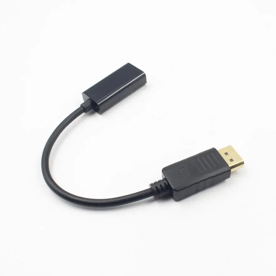 HIPERDEAL DP Мужской Displayport к HDMI Женский Кабель-адаптер конвертер для samsung hp Прямая 1J23