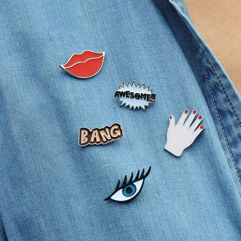 LNRRABC новый воротник в форме глаз ювелирных изделий рубашка корсаж для губ