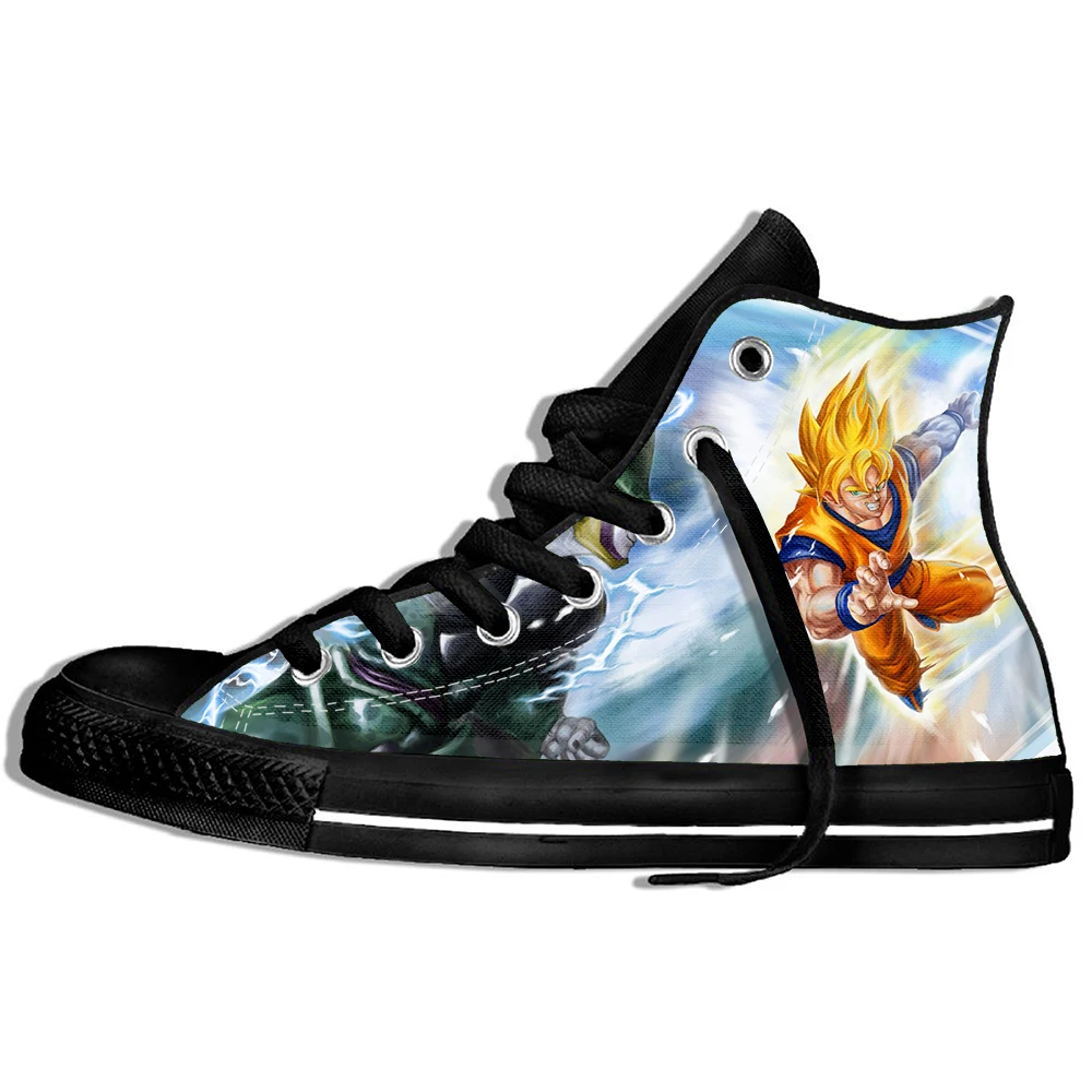 Dragon Ball Z Shoes Mens 3D Super Saiya Son Goku Brolly Printed Sneakers Hombre Casual | Обувь