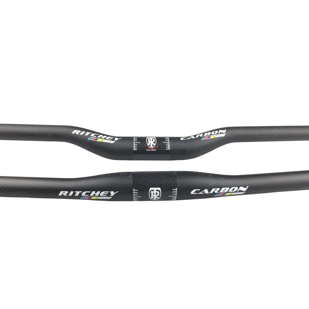 Горный велосипед Запчасти 3 К матовая отделка углерода плоское MTB 31 8 мм стояк руль