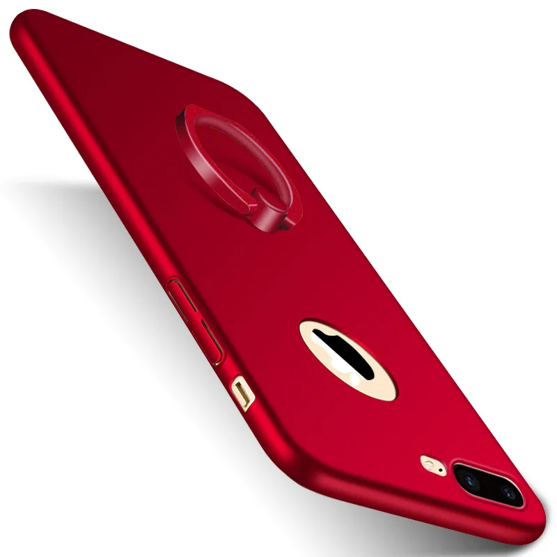 Однотонный чехол для iPhone 6 6s 7 Plus полностью защитный 4 7/5 5 дюймов роскошная модная