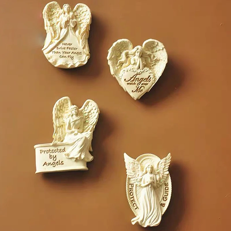 Guardian goddess Angel силиконовая форма для торта украшение для помадной глазури Diy Эфирное масло расправляющее гипсовые поделки Мыло Свеча форма