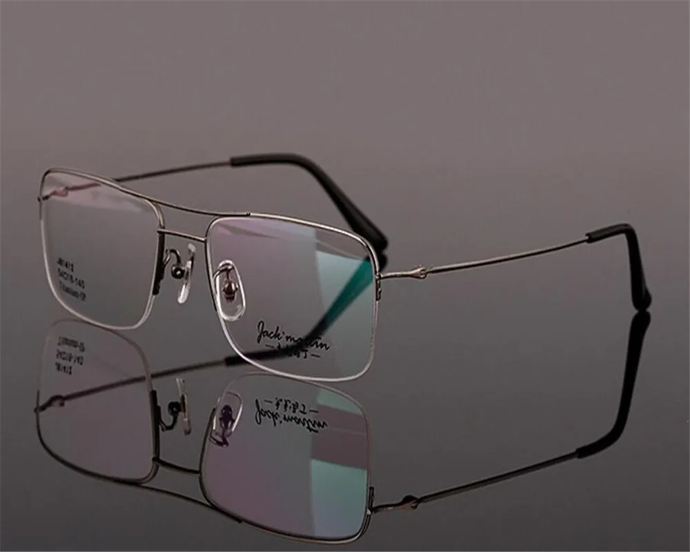 

EYELOOK Brand Design Men Half Rim Super Light Presbyopia Optical Prescription Lens Gold Presbyopia Reading Eyeglasses ZM81412