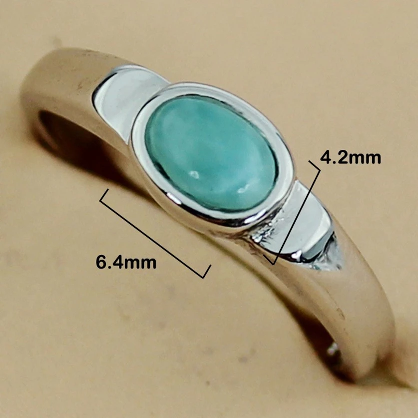 Модные милые обручальные кольца flenne Esme Larimar ювелирные изделия и аксессуары для