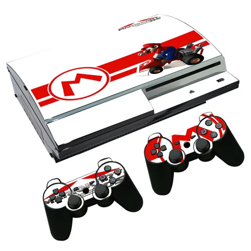 Супер Марио кожи Стикеры наклейка для PS3 жира Игровые приставки 3 консоль и контроллеры для PS3 жира шкуры виниловая клеящаяся пленка - Цвет: 0340
