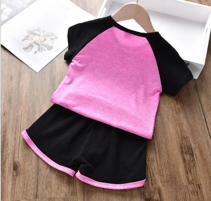 Детская одежда новая Корейская версия Лето 2019 Новинка Спортивная повседневная