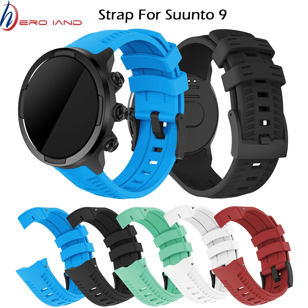 Силиконовый сменный Аксессуар Ремешок для наручных часов браслет Suunto 9 и Spartan