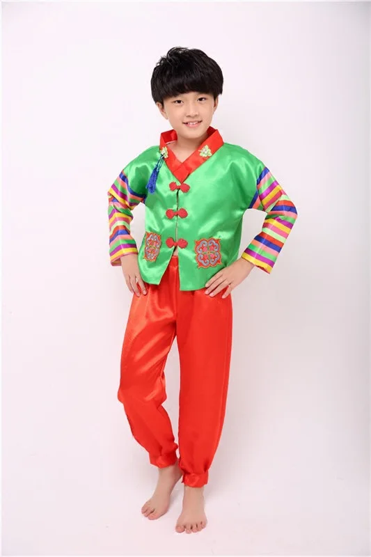 Традиционные детские костюмы Hanbok для мальчиков этнических меньшинств