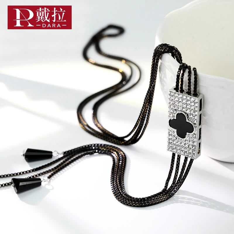 Дара новые модные женские туфли драгоценное длинное ожерелье кристалл крест