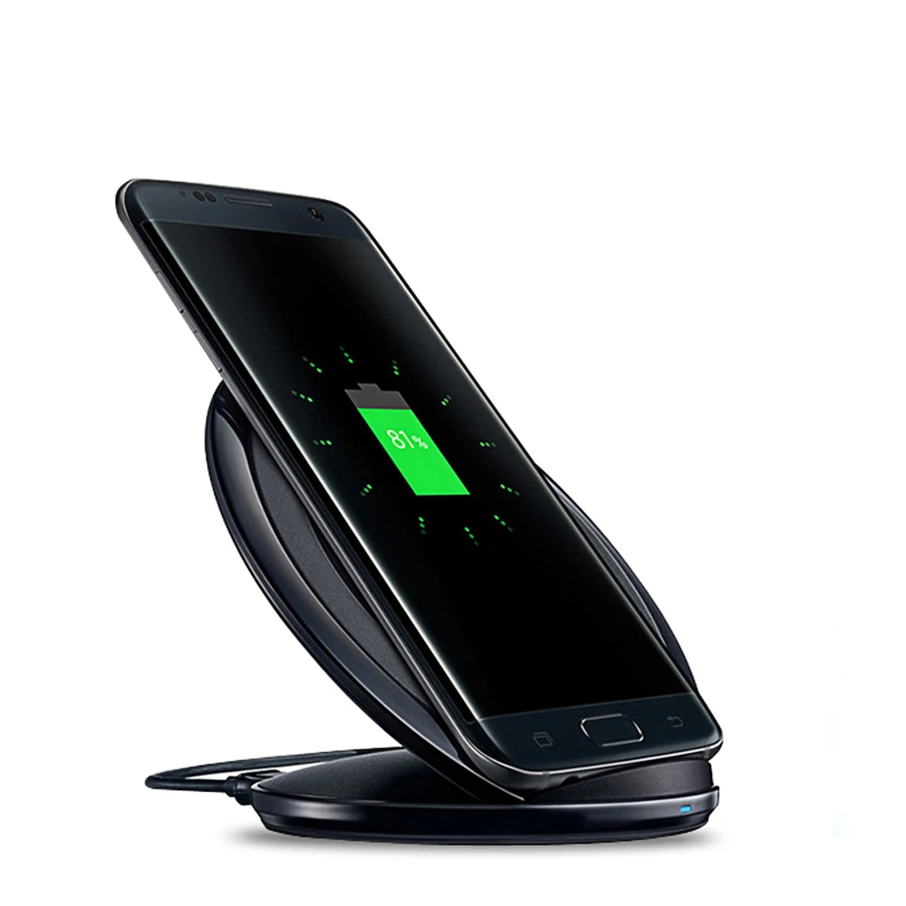 QI Беспроводное зарядное устройство для Samsung Galaxy S6 S7 S8 Plus S9 Note 8 9 iPhone8 X XR XS Max Быстрая