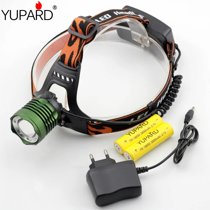 YUPARD Q5 Светодиодные белые синие светодиодные фары zoom zoomable для рыбалки мощность