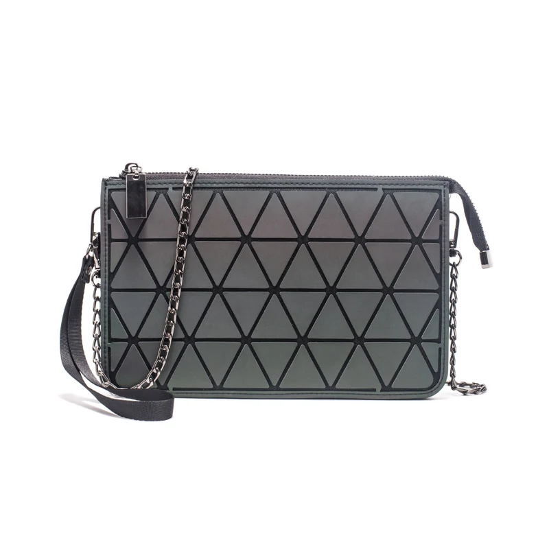 Новая женская сумка через плечо с цепочкой клатч светящаяся Bao модный кошелек