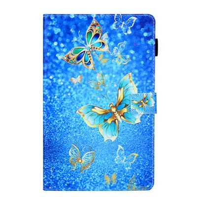 7 Чехол для samsung Galaxy Tab A 10,1 T510 T515 SM-T510 чехол Funda для планшета из искусственной кожи в мультяшном стиле с подставкой+ пленка+ стилус - Цвет: 7