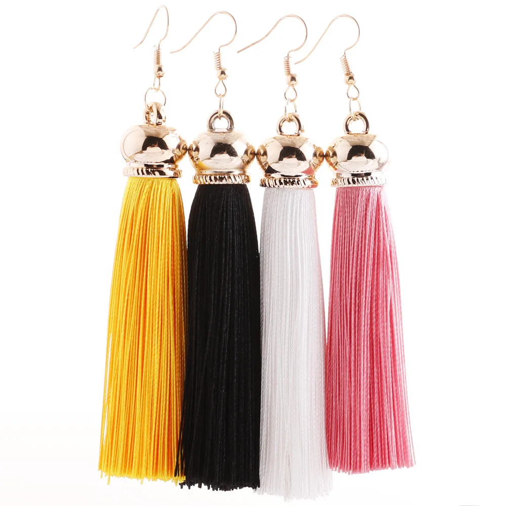 Новинка 2017 года Мода брендовые длинные Серьги для Для женщин свадебные Лидер