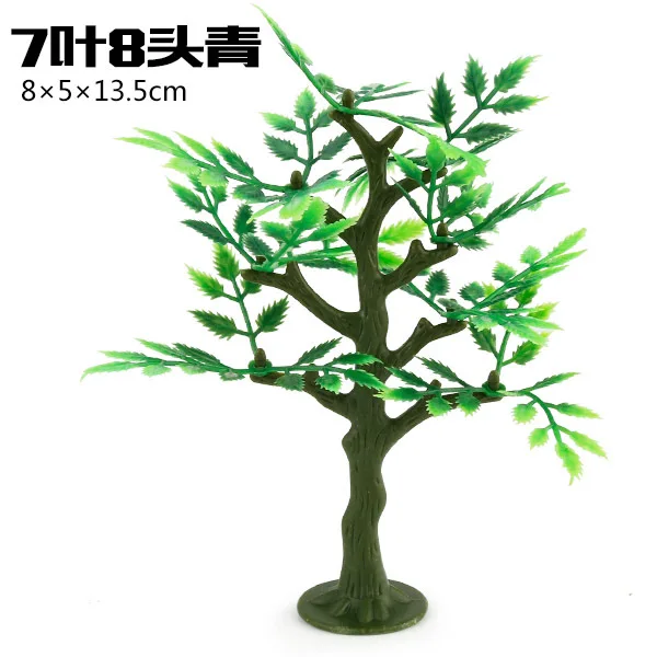 Разнообразие небольших пластиковое дерево растительных моделей можно сочетать