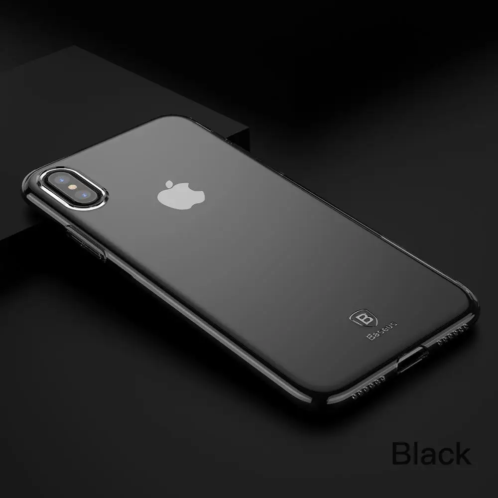 Чехол Baseus для iPhone X, Ультратонкий Мягкий силиконовый чехол для iPhone X, противоударный защитный чехол, аксессуары для телефонов