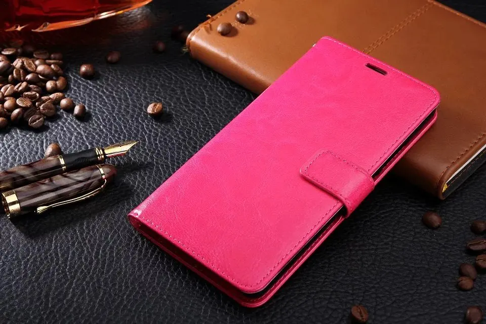 Чехол для телефона для iphone 8X10 5 6 6s 7 8 plus, кожаный чехол-книжка с откидной крышкой, мягкий цветной Чехол-книжка Crazy Horse Man, чехол-подставка - Цвет: red
