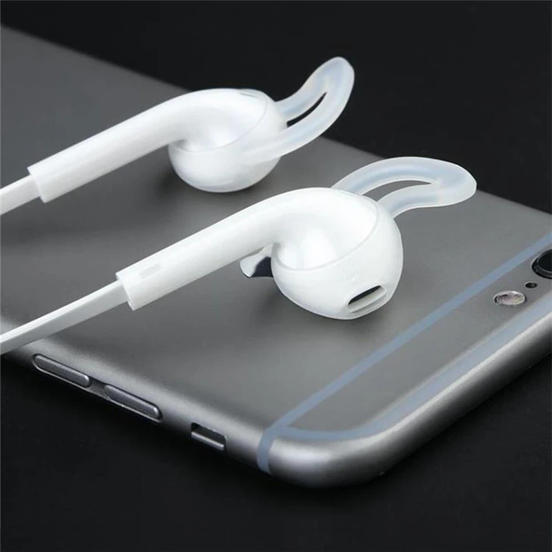 1 пара для Iphone X XR AirPods Замена мягких силиконовых Противоскользящих ушных крышек