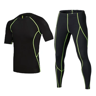 green line set Детский спортивный комплект для мальчиков, для бега, баскетбола, футбола, тенниса, фитнеса, спортзала, бега, набор, survetement, комплекты для футбола, спортивный костюм - Цвет: green line set