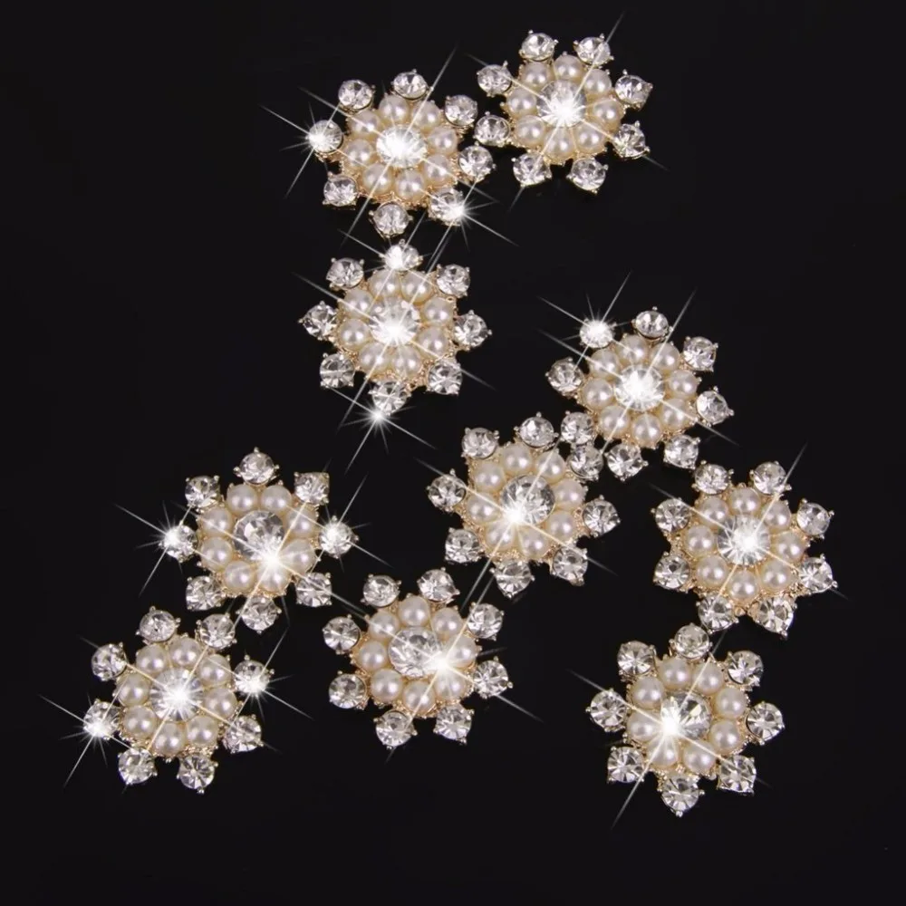 Подсолнухи красивые свадебные бусины 10 шт. искусственные стразы украшения с