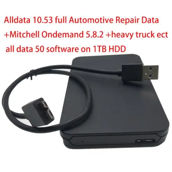 in 1TB MobileHDD Alldata Software alldata 10.53 mitchell ondemand auto repair software vivid workshop atsg elsawin5.3 50in1tb hdd - Цвет: in 1TB MobileHDD