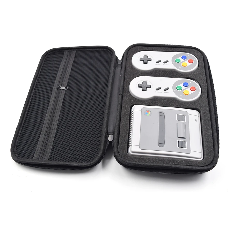 Жесткий Дорожный Чехол для переноски сумка на молнии SNES Classic & Аксессуары SFC Family