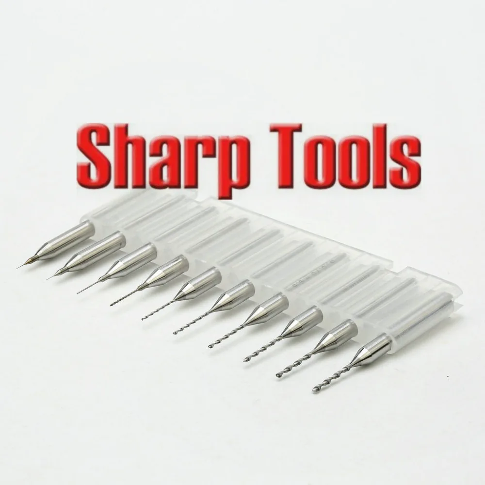 Острые мини-Фрезы с ЧПУ 0 1-1 мм фрезы из карбида вольфрама