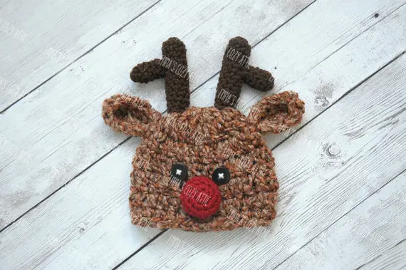 Фотофон для новорожденных Рождественская шляпа реквизит рождественской