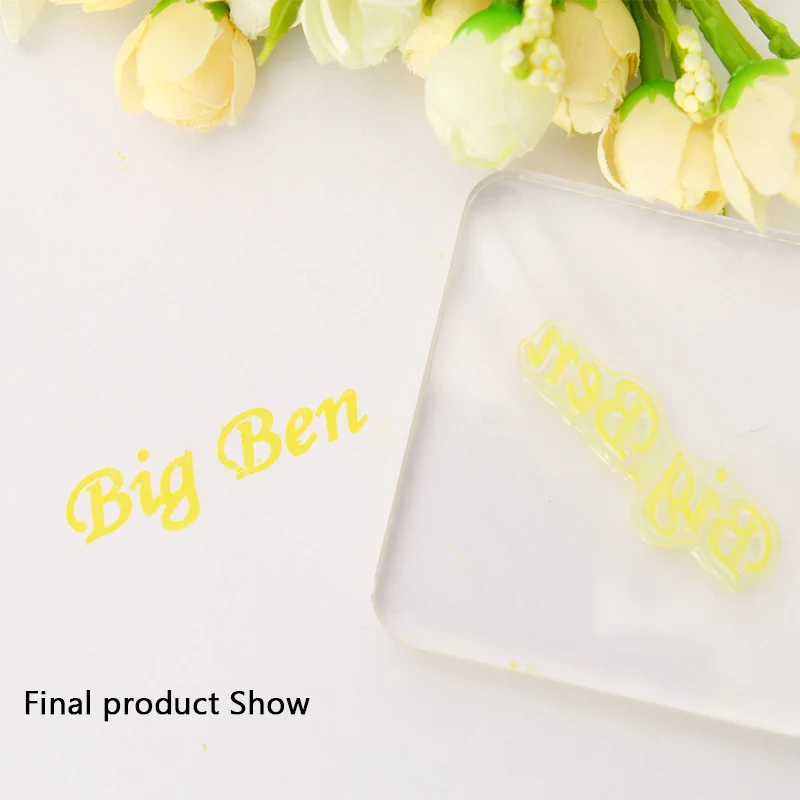 Прозрачный силиконовый штамп для скрапбукинга сделай сам с изображением