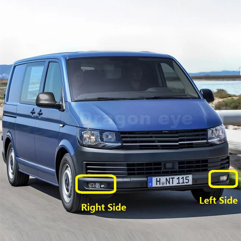 Автомобильный светильник для VW Transporter Multivan Caravelle T6 T7 автомобильный Стайлинг передний бампер противотуманная фара противотуманный светильник с лампами