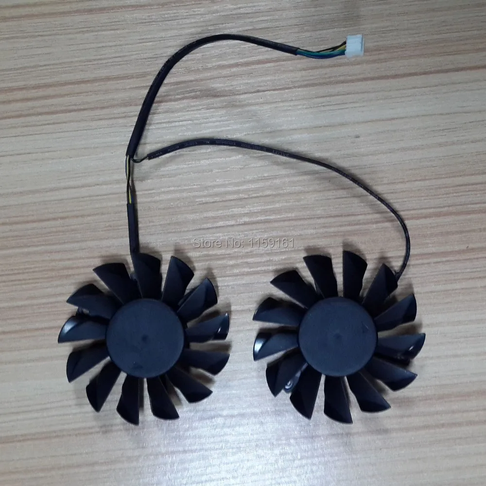 POWER LOGIC PLD08010S12HH PLD08010B12HH HD7850 HD7870 HD7950 52x52x52 мм двойной шар MSI Твин FrozrIII Вентилятор охлаждения
