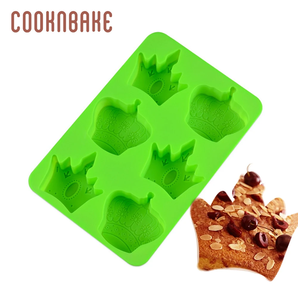 COOKNBAKE силиконовая форма для мыла в форме короны смоляных свечей гипсокартона 6