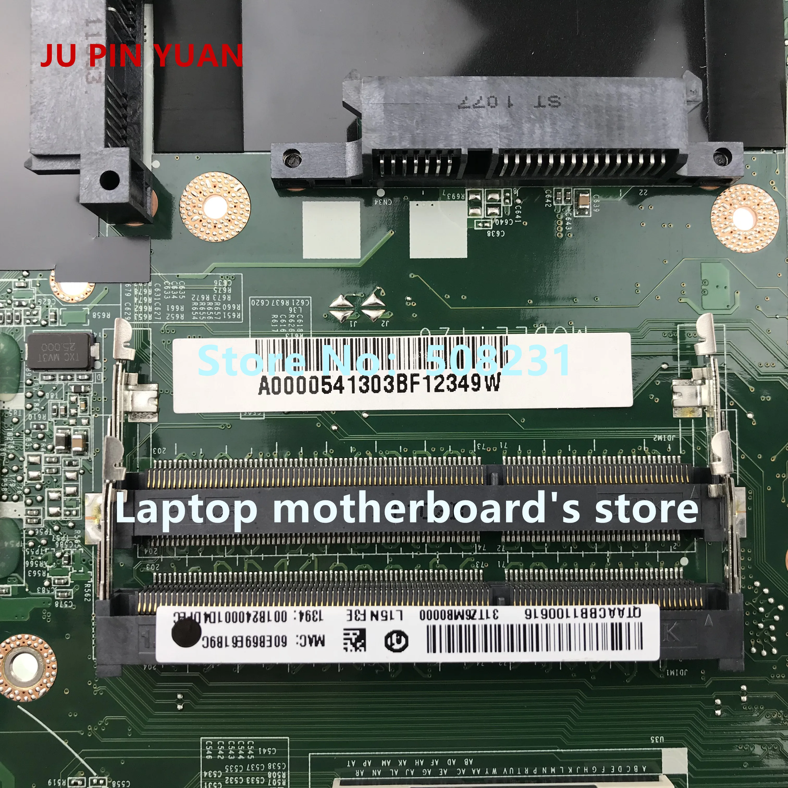 JU PIN YUAN для toshiba satellite L640 L645 Материнская плата ноутбука a00007500date2dmb8e0 REV: E полностью протестирована