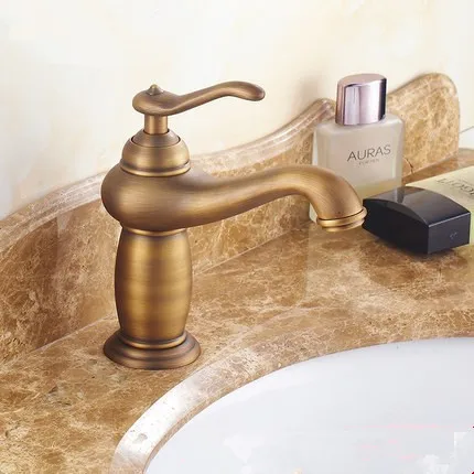 Бесплатная доставка смеситель из твердой меди роскошный в европейском стиле