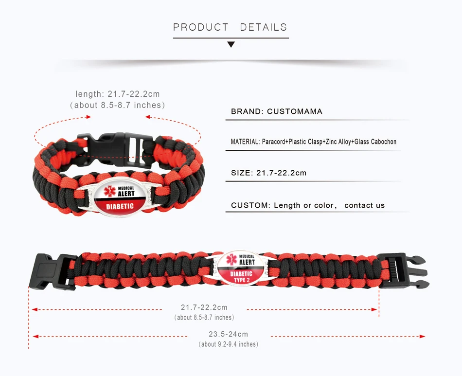 Браслеты EMT для неотложных медицинских специалистов браслеты из Паракорда