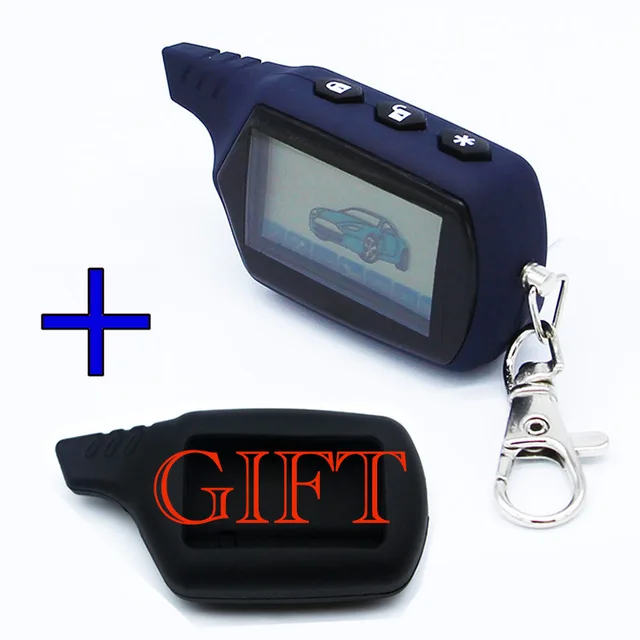 A91 Keychain Remote Control Key Fob For Russian Vehicle Security Starline Engine Starter Car Anti-theft Alarm System | Автомобили и